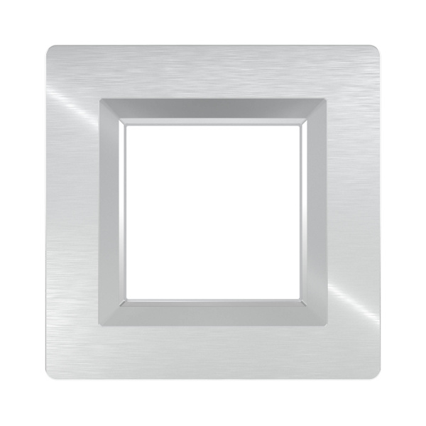 Купить DKC Рамка из алюминия, "Avanti", серая, 1 пост (2 мод.)