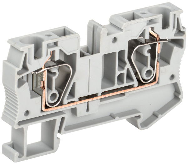 IEK Клемма пружинная КПИ 2в-6 57А серый