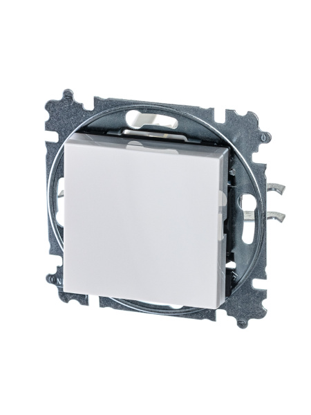 ABB EPJ Levit белый / ледяной Выключатель кнопочный 1-клавишный 2CHH599145A6001