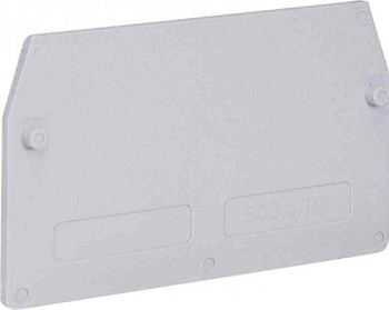 DKC SCB/4/PT/GR, торцевой изолятор серый для SCB.5