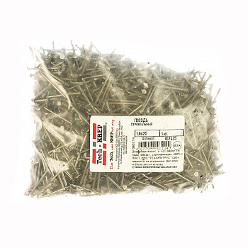 Tech-Krep Гвоздь строительный 1,6х25 (1 кг) - пакет 101575