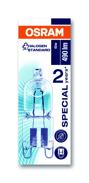 Купить Osram Лампа галогенная 66740 OVEN 40W 230V G9 4008321703576