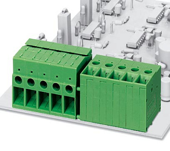 Phoenix Contact Клеммные блоки для печатного монтажа FRONT 4-H-6,35 1703050