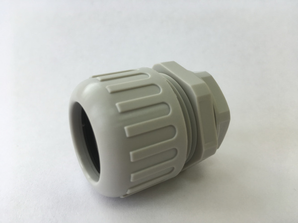 Промрукав Муфта вводная усиленная (IP68) для гофрированных труб серая ВМУ-ГТ-20 (М20) PR08.3273