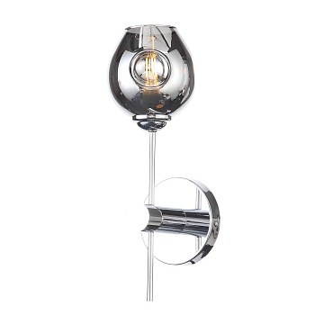 ST Luce SL1500.101.01 Светильник настенный Хром/Дымчатый E14 1*40W