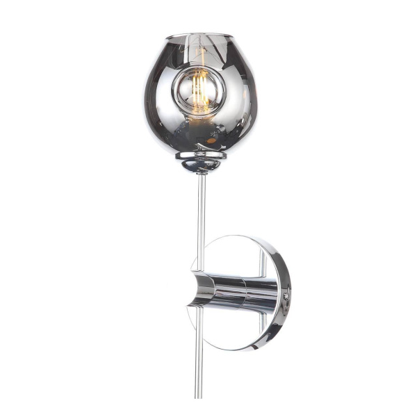 ST Luce SL1500.101.01 Светильник настенный Хром/Дымчатый E14 1*40W