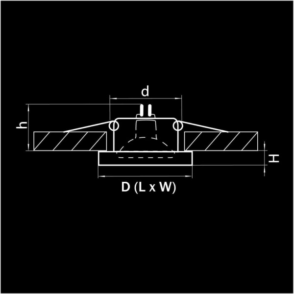 Купить Lightstar Светильник точечный встраиваемый декоративный под заменяемые галогенные или LED лампы Rifle Lightstar 002514