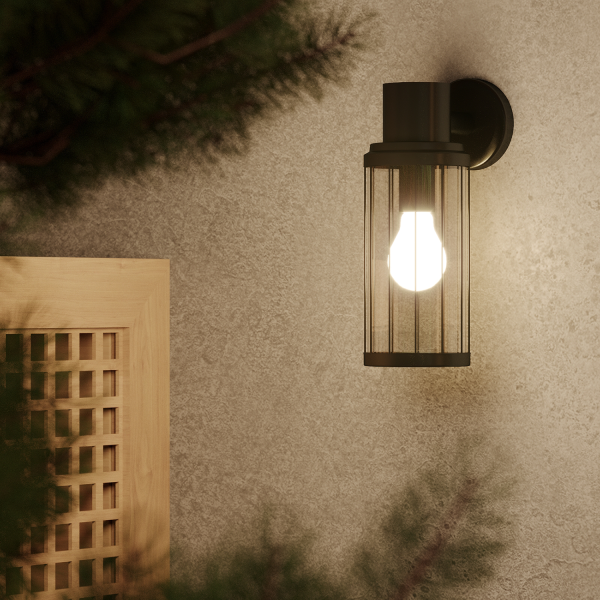 Купить Gauss Светильник садово-парковый Vega на стену вниз 10.5*24*14.2cm, 170-240V / 50Hz, 1xE27, Max.60W, IP: 54, 4 GD022