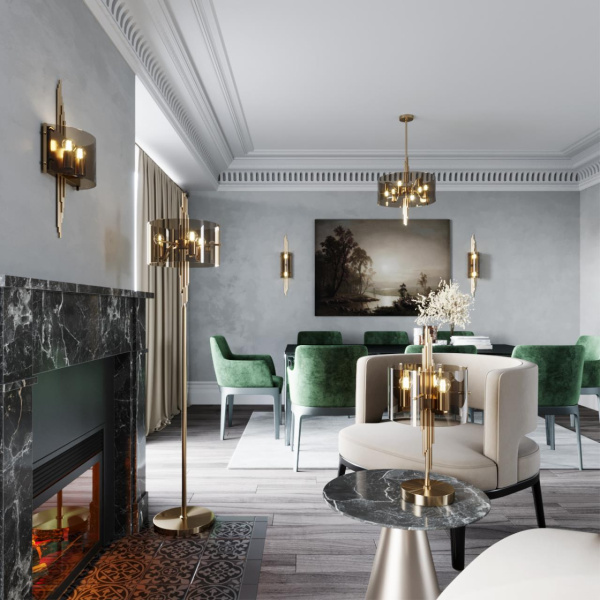 Купить Odeon Light 4895/2WA MODERN ODL_EX23 37 бронзовый/дымчатый/металл/стекло Бра E27 2*40W MARGARET