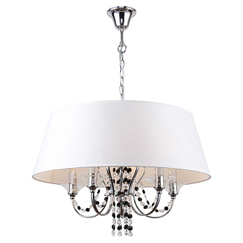 Lussole LGO Металл Хром /  Ткань/стекло Люстра E14 40W LSP-8080