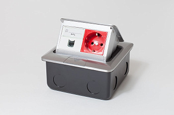 SPL Люк на 2 поста (45х45), алюминий, с металлической коробкой, IP44 300004