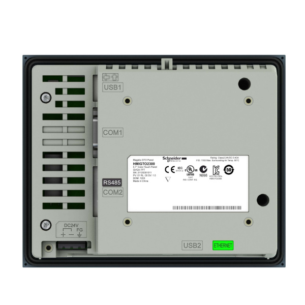 Купить SE Magelis Сенсорный цветной терминал 5,7" 320х240 TFT, RJ45 RS232/485, SUB-D, 64Mб/128кБ HMIGTO2300