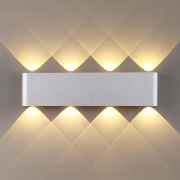 Купить Odeon Light 4217/8WL HIGHTECH ODL21 145 серебро/металл Светильник настенный IP20 LED 8W 915Лм 3000K MAGNUM