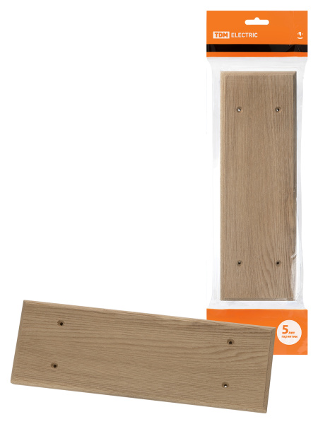 TDM Накладка на бревно деревянная универсальная НБУ 1Пх3 95х290 мм, под покраску SQ1821-0406