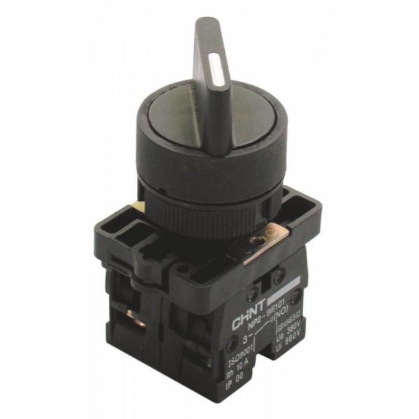 CHINT Переключатель NP2-ED23, 2 положения фиксацией, 2НО, IP40 (R)