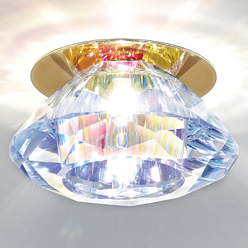 Ambrella Светильник D8016 Multi//GG5,3 D105 mm PR GOLD