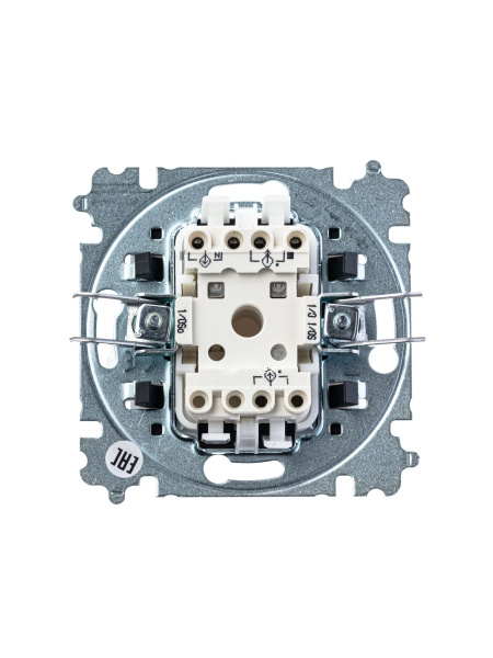 Купить ABB EPJ Levit жемчуг / ледяной Выключатель кнопочный 1-клавишный 2CHH599145A6068