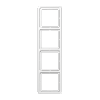 JUNG CD Белая Рамка 4-ая ударопрочная ударопрочная CD584WUWW