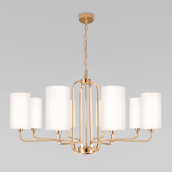 Eurosvet Классическая люстра с абажурами 60128/8 золото a056929