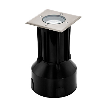 Eglo 62343 Уличный светодиодный встраиваемый спот RIGA 3 PRO, 1x6W(GU10-LED), 120х120, IP65, сталь, пластик