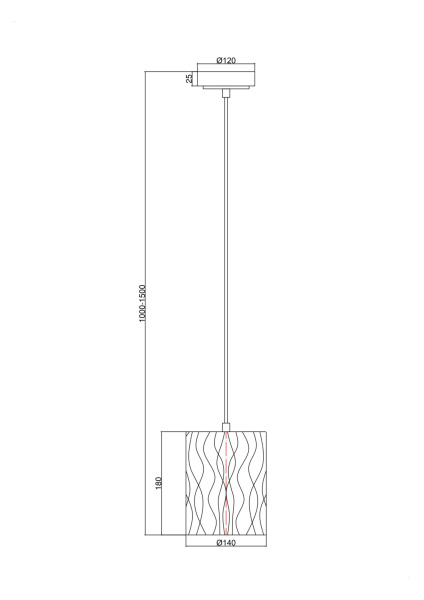 Купить Maytoni Modern Starfall Латунь Подвесной светильник MOD042PL-01BS