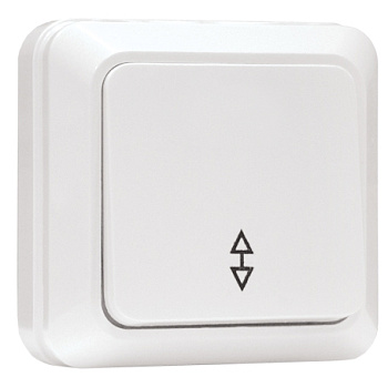 EKF PROxima Рим Выключатель проходной 1-клавишный 10А белый