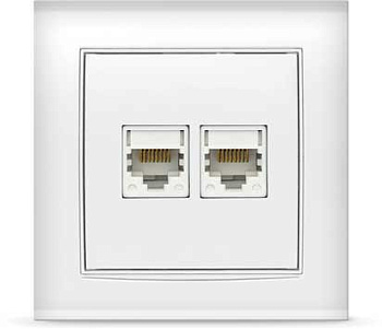 UNIVersal "Бриллиант" розетка Бел комп. 2-ая 1079
