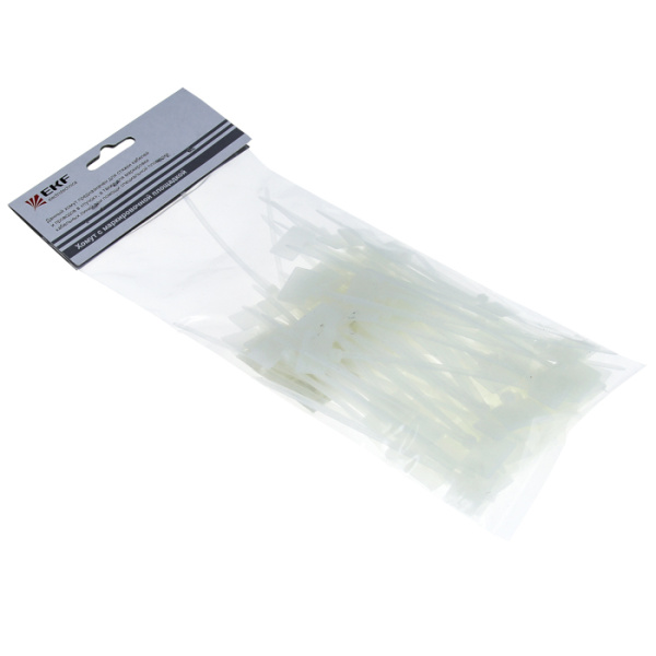 Купить EKF PROxima Хомут нейлоновый с маркировочной площадкой (2,5х110) (100шт.)