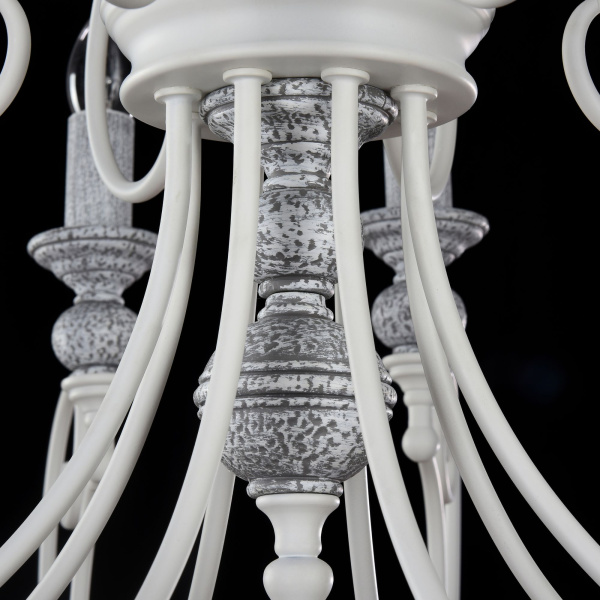 Maytoni Elegant Karina Белый Люстра 8xE14 60W ARM631-PL-08-W Купить Maytoni Elegant Karina Белый Люстра 8xE14 60W ARM631-PL-08-W