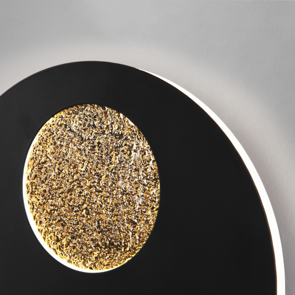 Купить Elektrostandard Настенный светодиодный светильник Areola 40150/1 LED черный/золото a055768