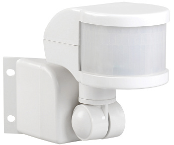 IEK Датчик движения ДД 018В белый, макс. нагрузка 1100Вт, угол обзора 270град., дальность 12м, IP44