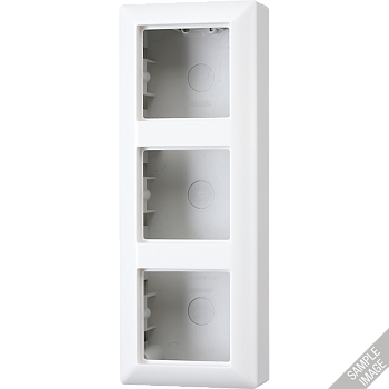 JUNG Коробка для накладного монтажа 3-кратная шампань AS583ACH