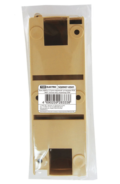 Купить TDM Бокс КМПн 1/2 для наружной  установки IP20  "ЭКО" (сосна) инд. штрихкод SQ0907-0501