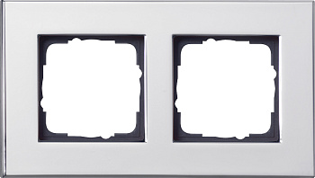 Gira ESP Хром Рамка 2-ая 021210