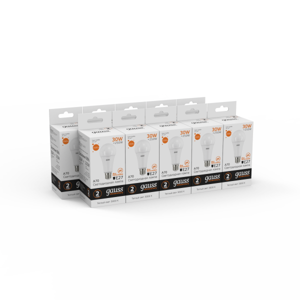 Купить Gauss Лампа Elementary A67 30W 2320lm 3000K E27 LED 73219