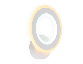 Ambrella Настенный светодиодный светильник FA8812 WH белый 11W 190*220*50