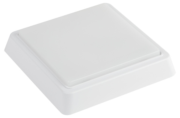 ЭРА Светильник ЖКХ светодиодный SPB-302-2-4K-15 IP40 15Вт 1200Лм 4000К акустический датчик квадрат