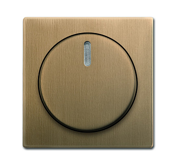 ABB BJE Династия Античная латунь Накладка с ручкой и лампой поворотного светорегулятора 2CKA006599A3022