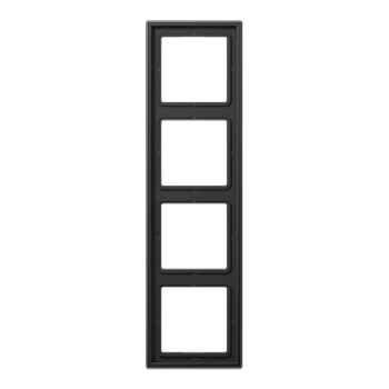 JUNG LS 990 Антрацит (лакир. алюминий) Рамка 4-ая AL2984AN