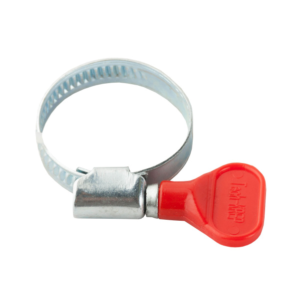 Tech-Krep Хомут обжимной цинк 16х28 с бабочкой (1 шт) - хомут 136956