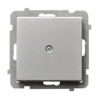 Ospel Sonata Серебро матовое Заглушка серии SONATA, без рамки Z-1R/m/38