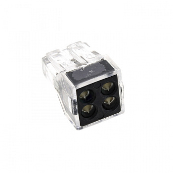 EKF PROxima Строительно-монтажная клемма СМК 773-104 4 отверстия 1,0-2,5мм2 (100шт.)