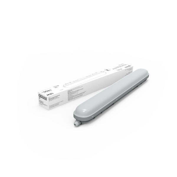 Купить Gauss Светильник линейный СПП-176 EVO 18W 1950lm 4000K 200-240V IP65 600*76*66мм соед в лин LED 864424218
