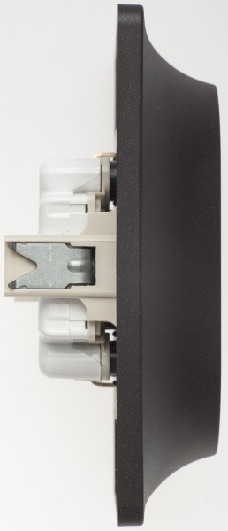 Купить Systeme Electric Glossa Шоколад Розетка 2-ая с/з, 16А (в сборе)