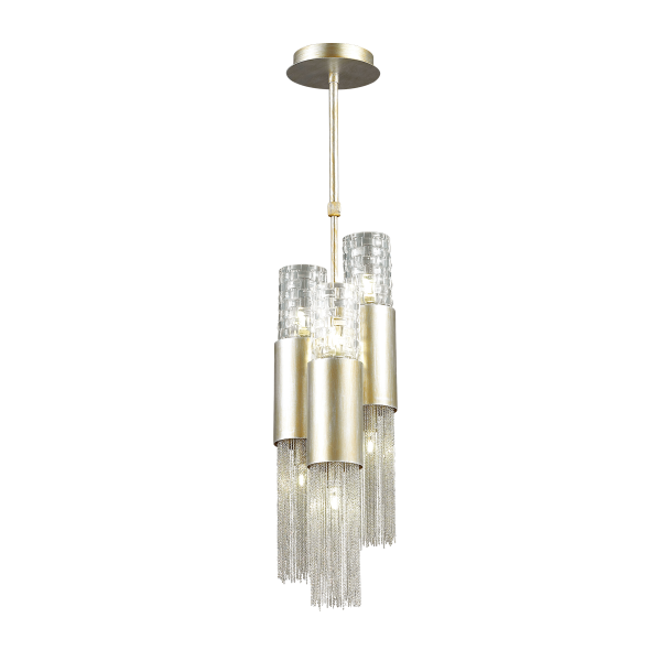 Odeon Light 4631/6 ODL20 419 серебристый/стекло/металл.цепочки Подвес G9 6*40W 220V PERLA Купить Odeon Light 4631/6 ODL20 419 серебристый/стекло/металл.цепочки Подвес G9 6*40W 220V PERLA