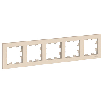 Systeme Electric AtlasDesign Беж Рамка 5-ая, универсальная