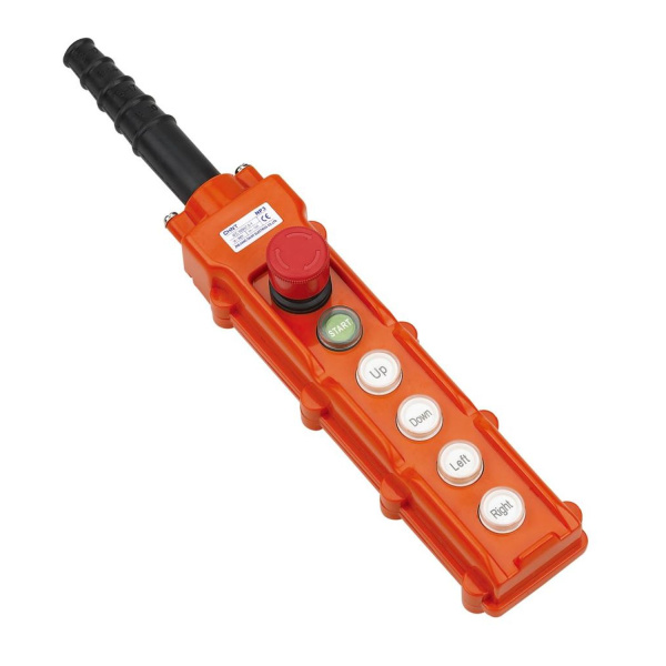 CHINT Пульт кнопочный NP3-2K на 4 кнопки, кнопка «ВКЛ» с фикс., повор. «Грибок» c фикс. IP65  (R)