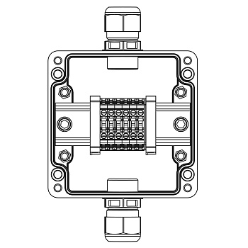 DKC TBE-P-03-(6xCBC.4)-1xPACMP(A)-1xPACMP(C)1Ex e IIC Т5 Gb / Ex tb IIIC T95°C Db IP66