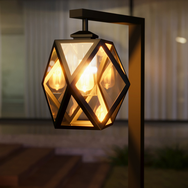 Купить Elektrostandard 35133/F / Светильник садово-парковый Ambra F чёрный a056235