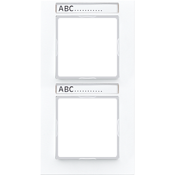 JUNG Рамка 2-кратная, белый AC582BFNAWW